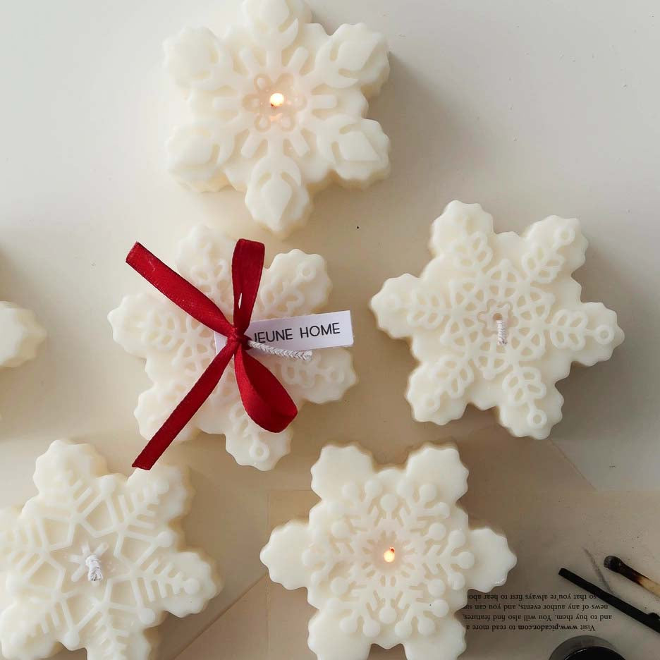 Snowflake Candle