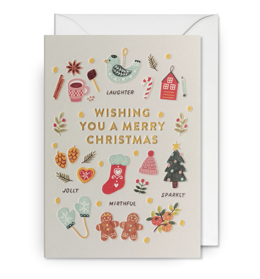 Joy & Laughter Illustrative Christmas Card