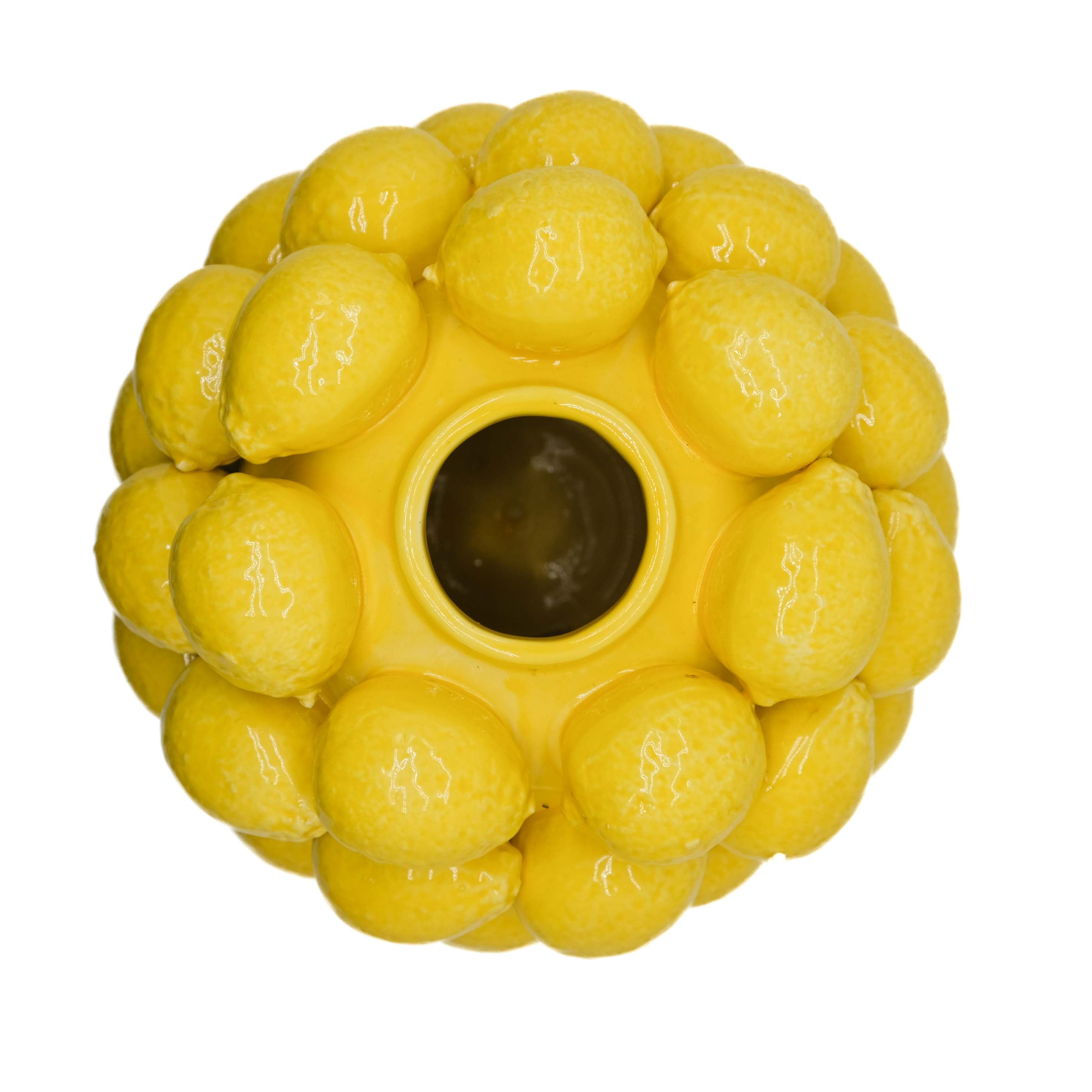 CERAMIC LARGE MULTI LEMON VASE
