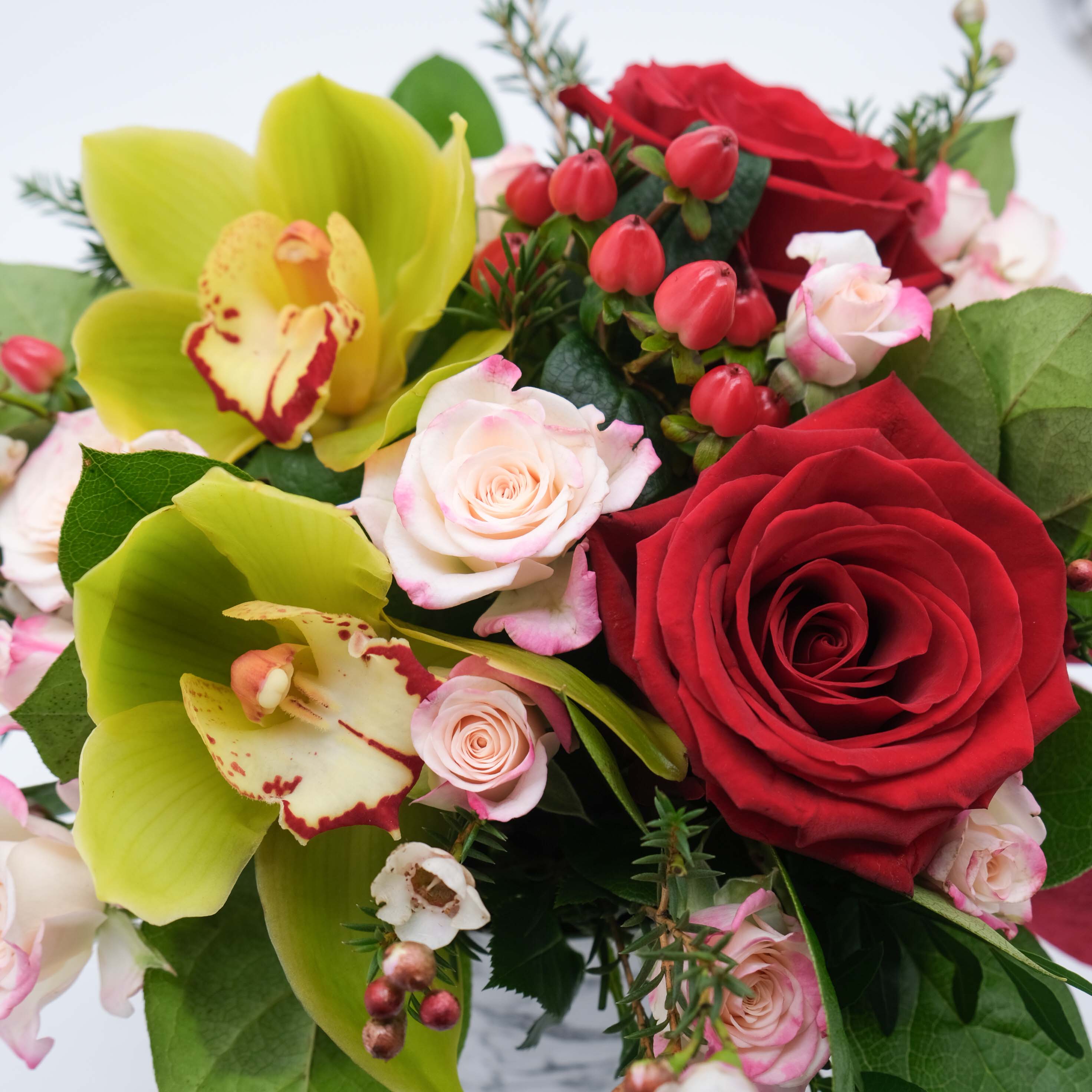 صندوق القبعة - وردي وخوخي