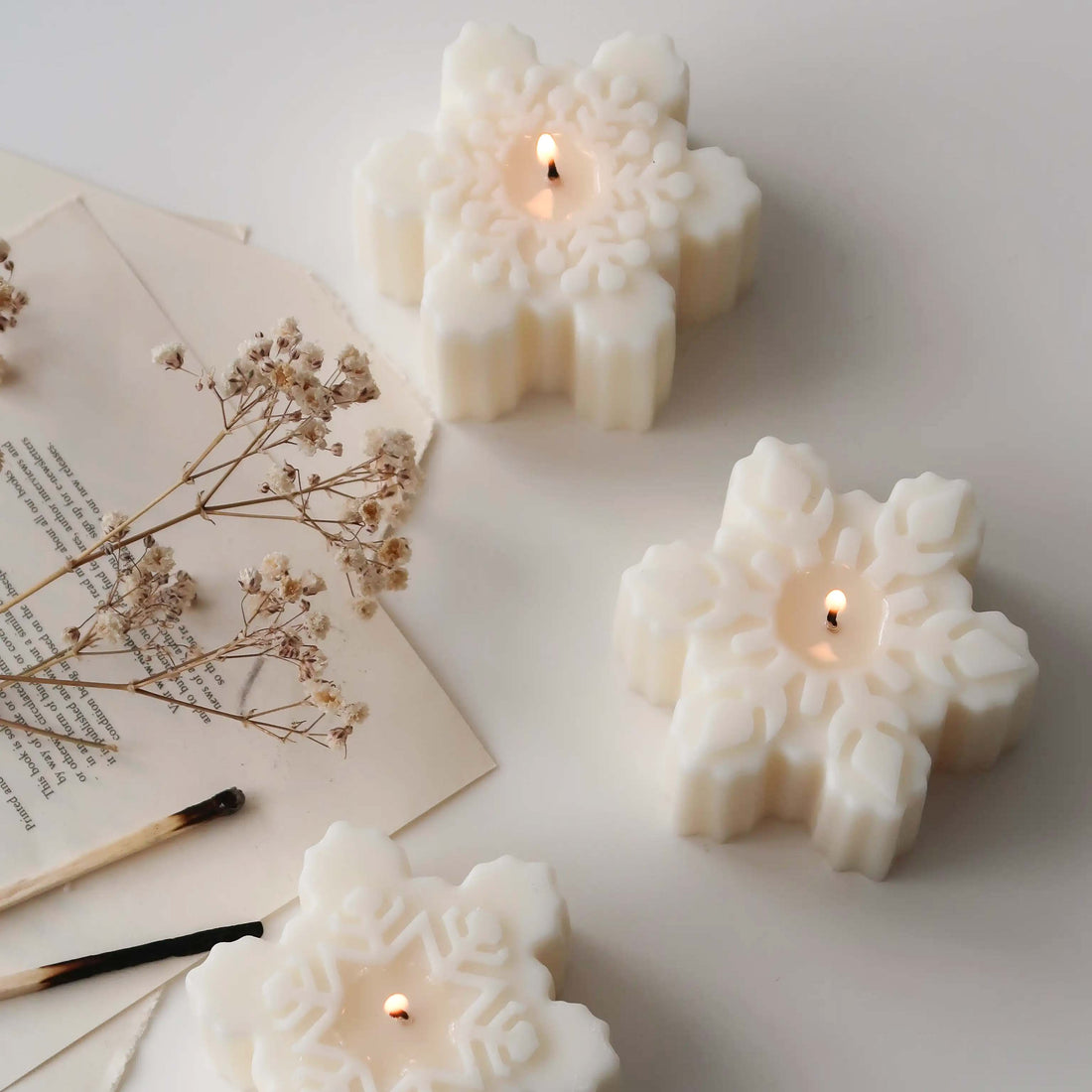 Snowflake Candle