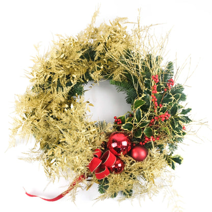 Gold Fern Wreath