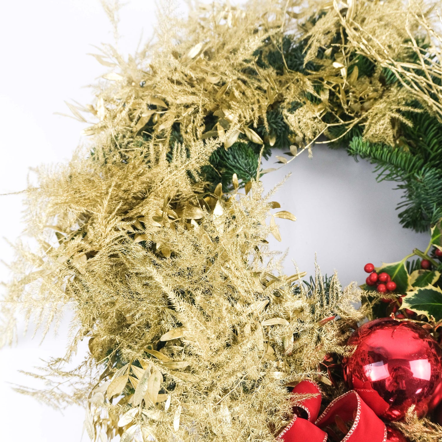 Gold Fern Wreath