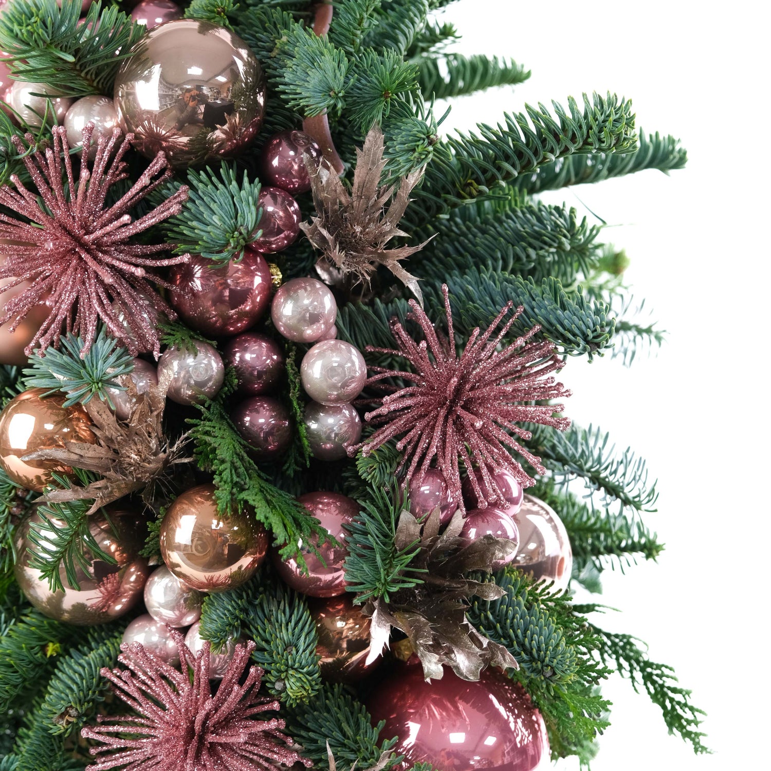 Lux Rose Gold &amp; Champs Mix Christmas Tree