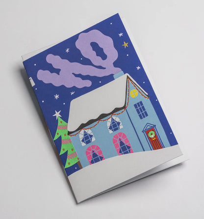 Ho Ho Ho Fold Out Concertina Christmas Card