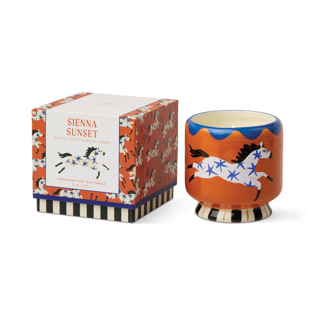 Horse Ceramic Candle - Seinna Sunset- 226g