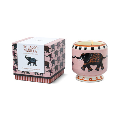 Elephant Ceramic Candle - Tobacco Vanilla - 226g