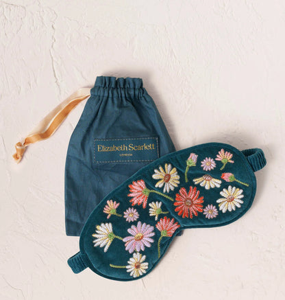 Wildflower Eye Mask - Rich Blue